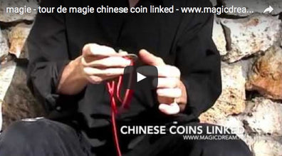 tour de magie CHINES COINS LINKED du magicien MAXIME MONTIER
